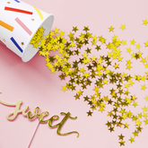 Gold Star Confetti